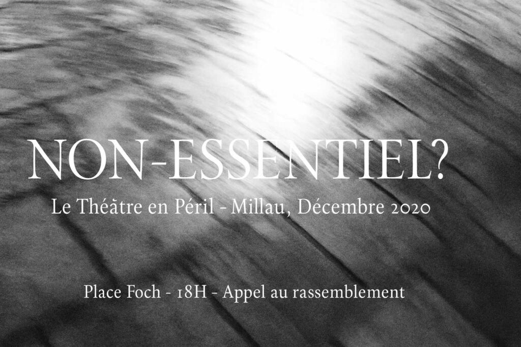 Théâtre de la Maison du Peuple – Rassemblement NON-ESSENTIEL ?