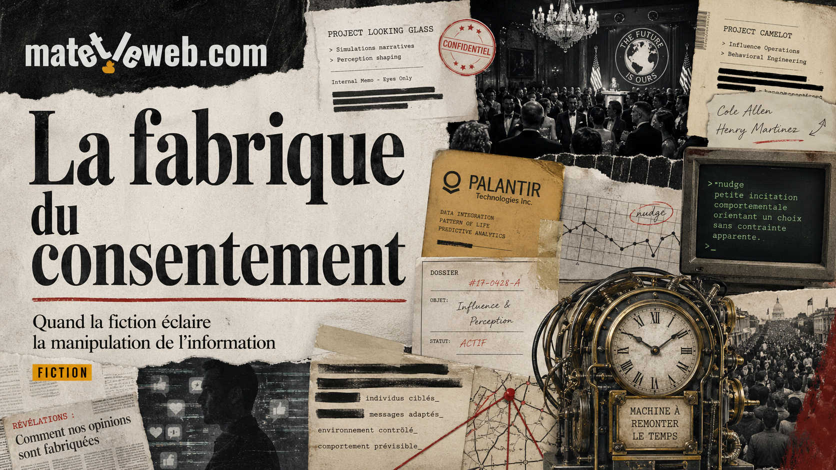 Project Looking Glass, Palantir et manipulation de l’information dans une fiction politique.