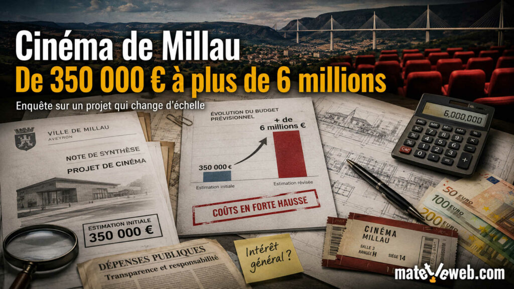 Cinéma de Millau : de 350 000 € à plus de 6 millions, comment le projet a changé d’échelle