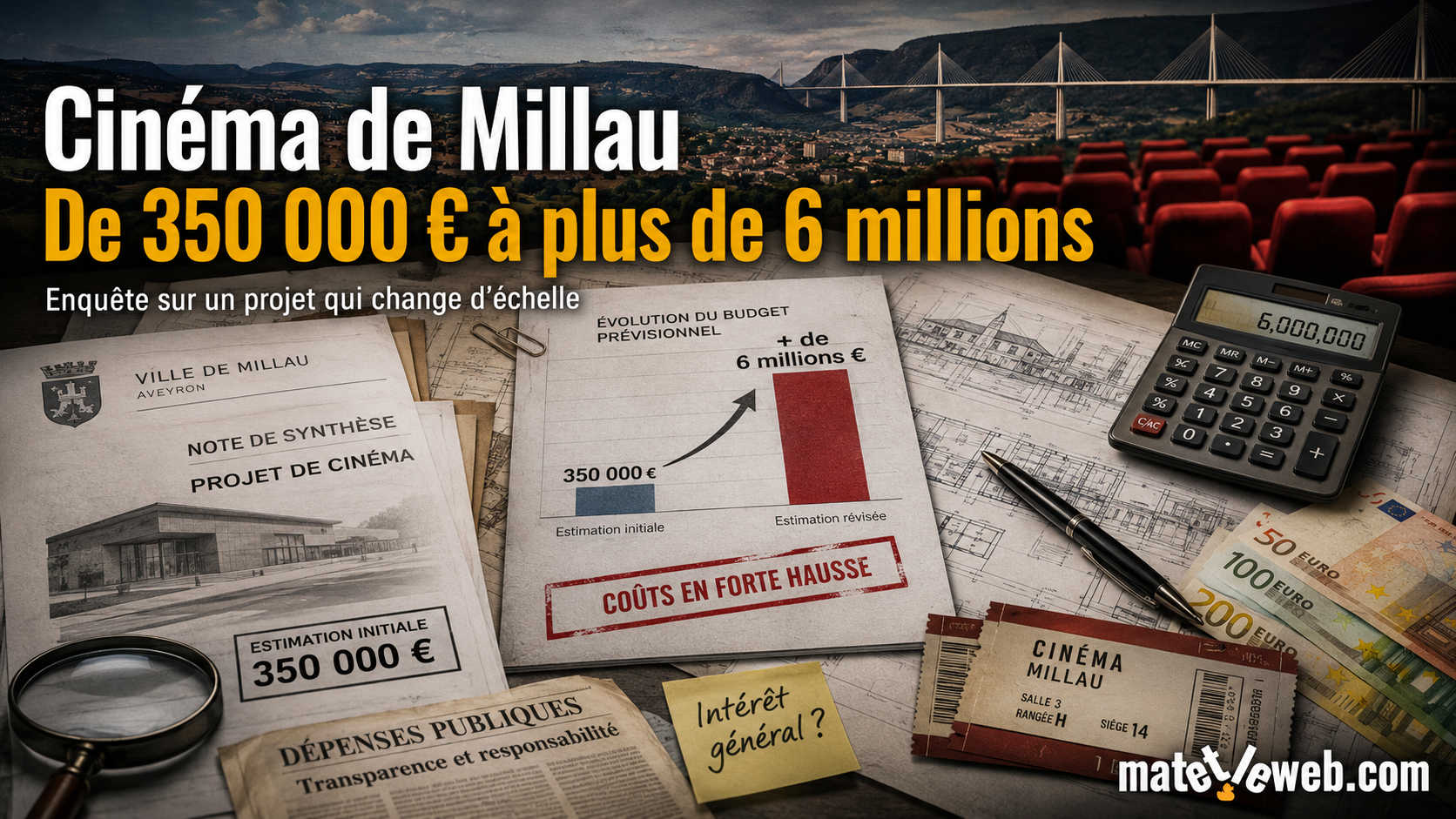 Cinéma de Millau : de 350 000 € à plus de 6 millions, comment le projet a changé d’échelle