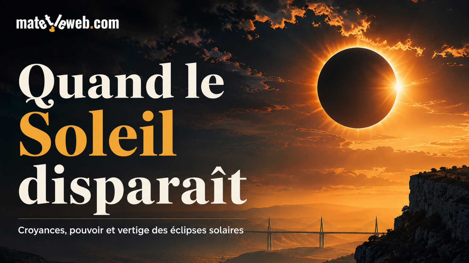 Quand le Soleil disparaît : croyances, pouvoir et vertige des éclipses solaires
