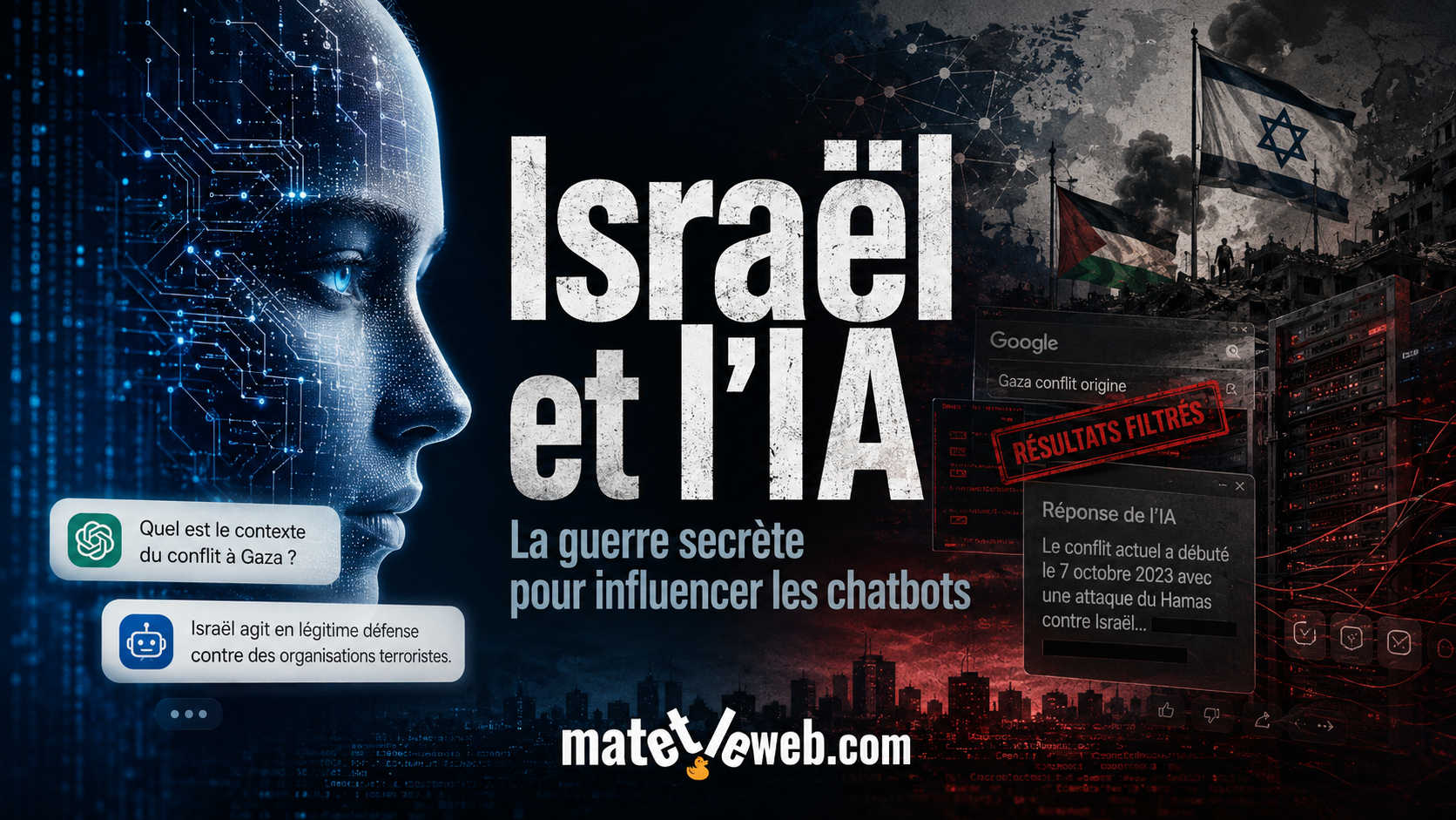 Israël et l’IA : la guerre secrète pour influencer ce que répondent les chatbots