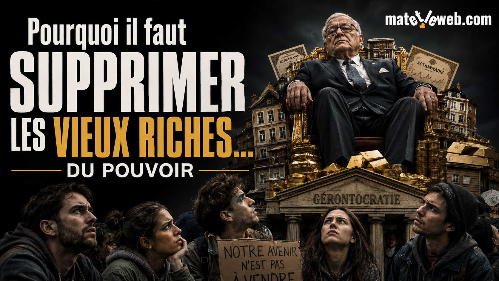 Pourquoi il faut supprimer les vieux riches… du pouvoir