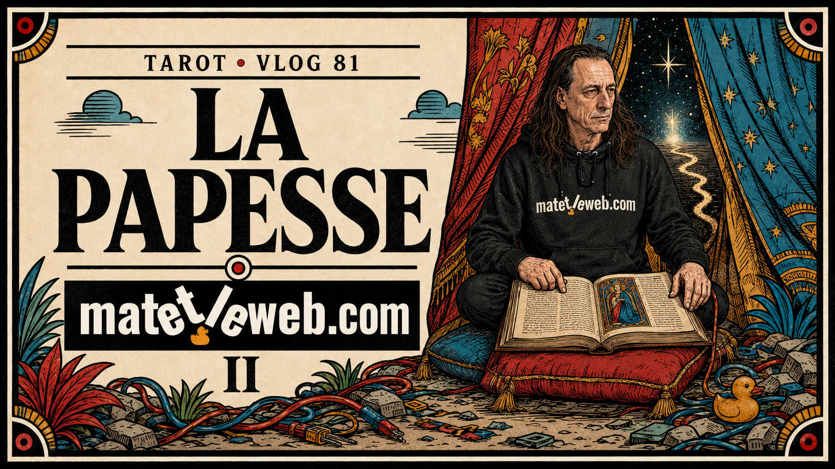 La Papesse : le livre de la vie et les voiles de l’invisible | Vlog #81