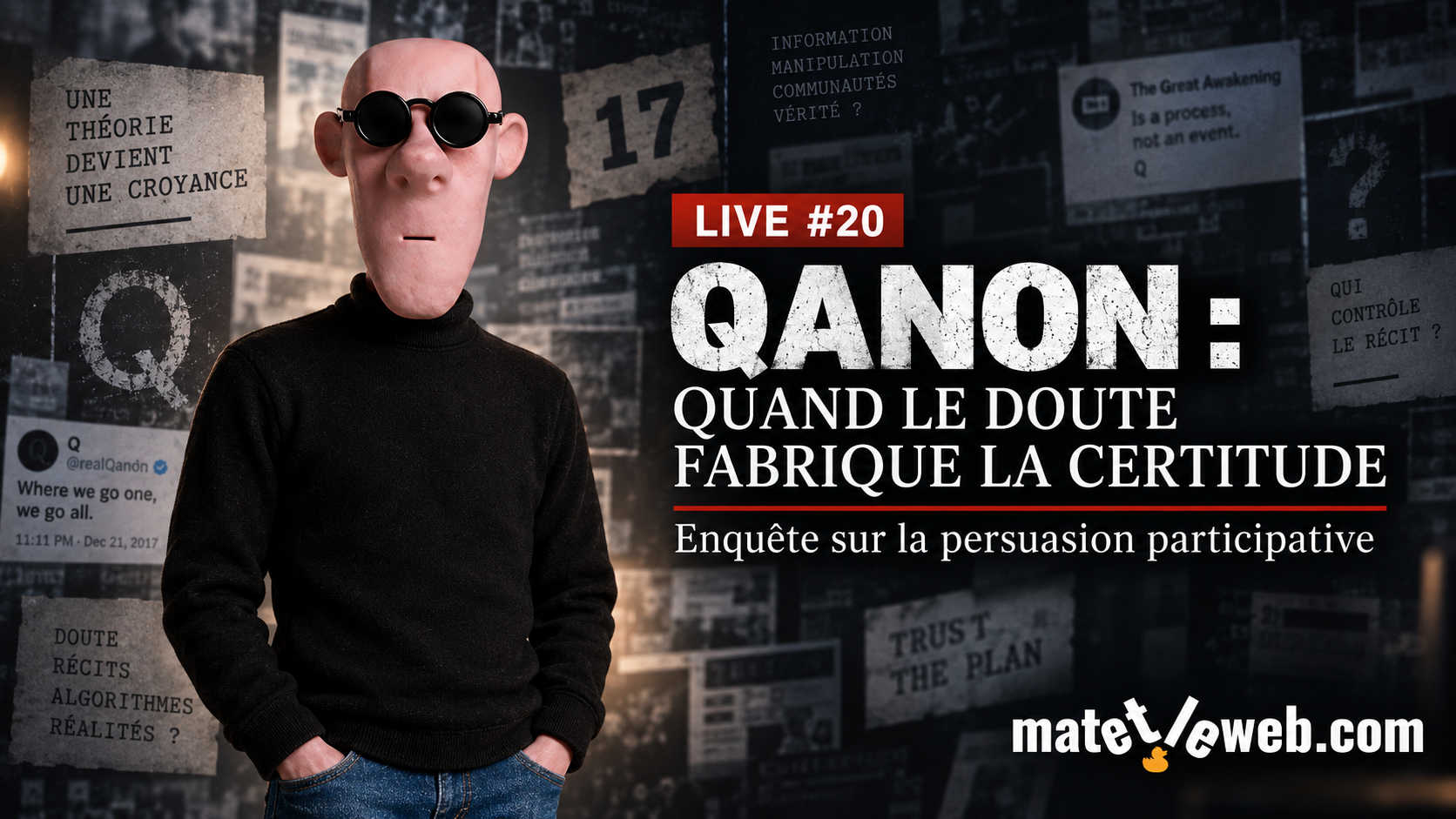 QAnon : quand le doute fabrique la certitude | Live #20